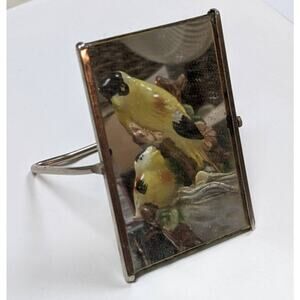 Vintage Miniature Mirror Capital Hardware & Supply Tallahassee FL Business Card